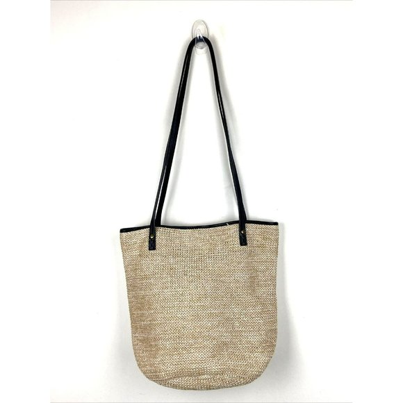 TravelSmith Raffia  Crochet Straw  Tote Bag - Picture 1 of 6